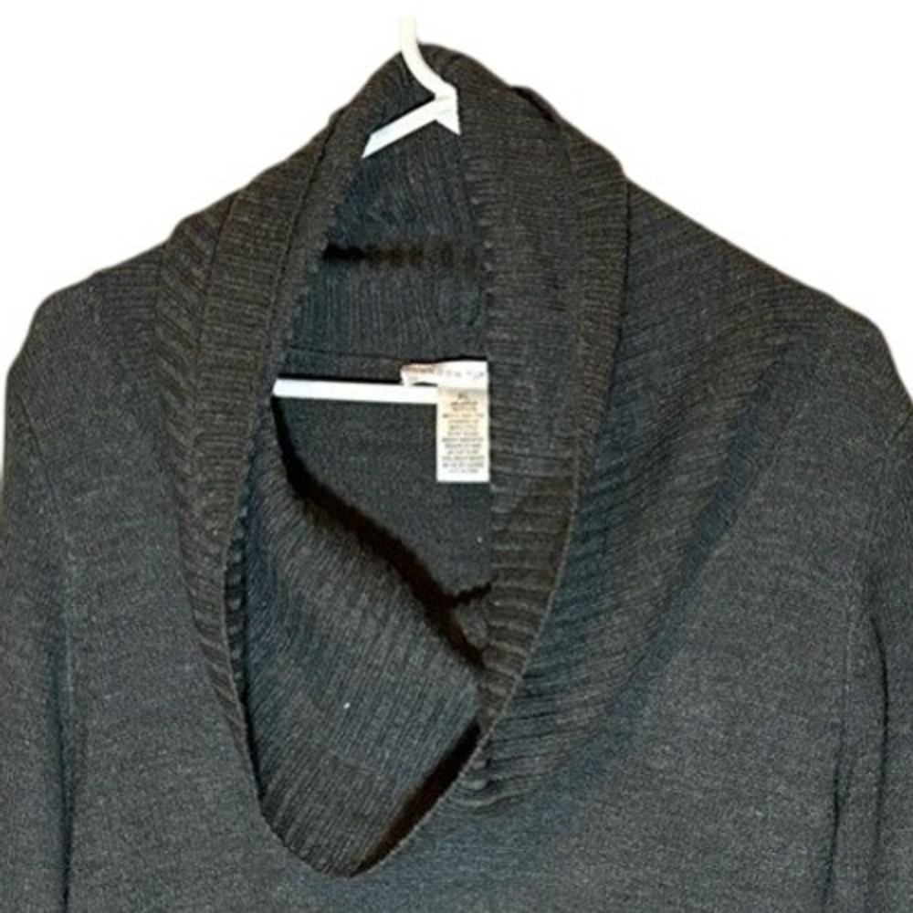 London Times Women's Sweater Dress Gray Size XLarge‎
